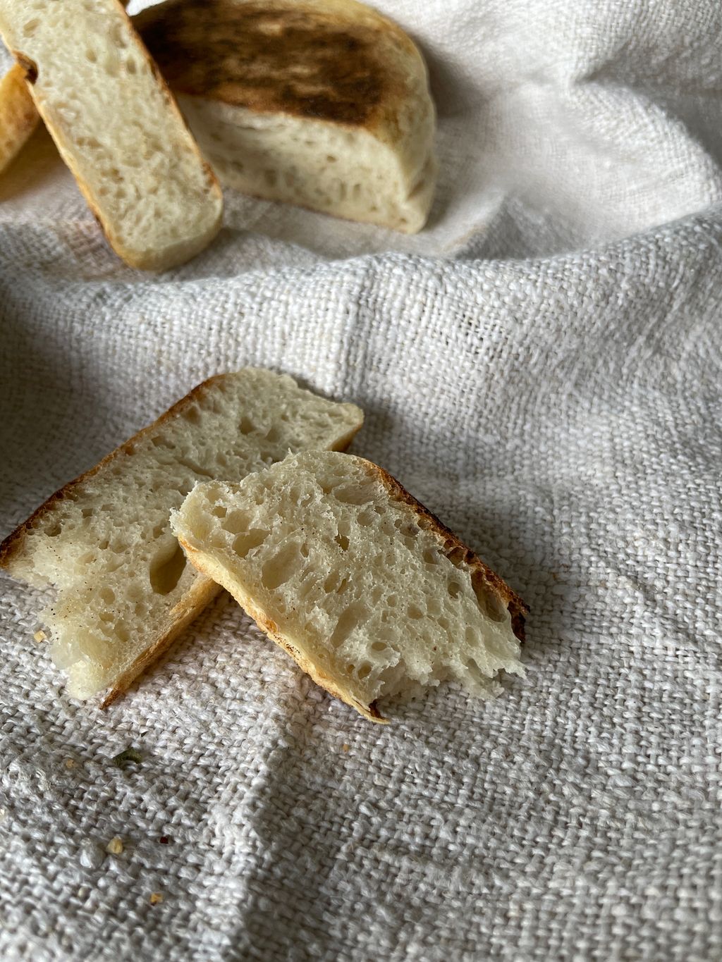 Pfannenbrot aus Pizzateig